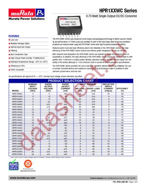 HPR102WC datasheet  